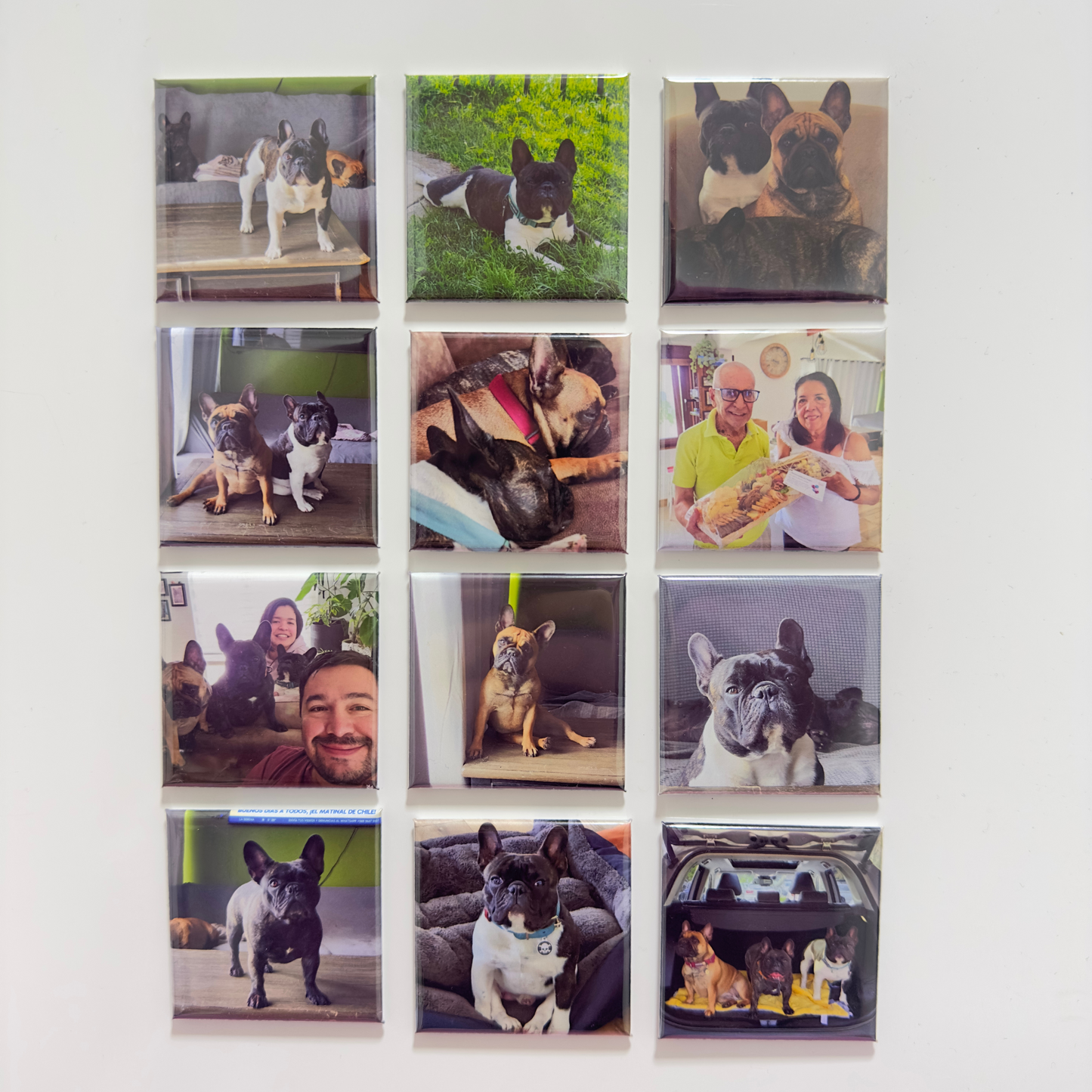 Pack 12 Imanes de Fotos Personalizados