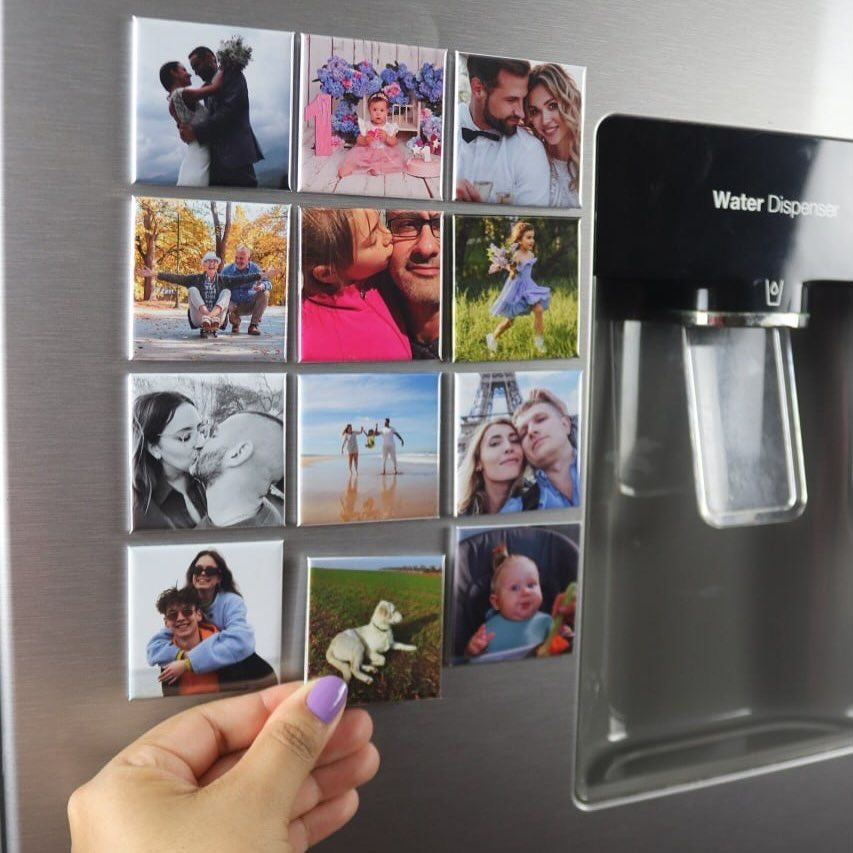 Pack 9 Imanes de Fotos Personalizados