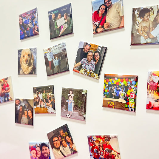 Pack 6 Imanes de Fotos Personalizados