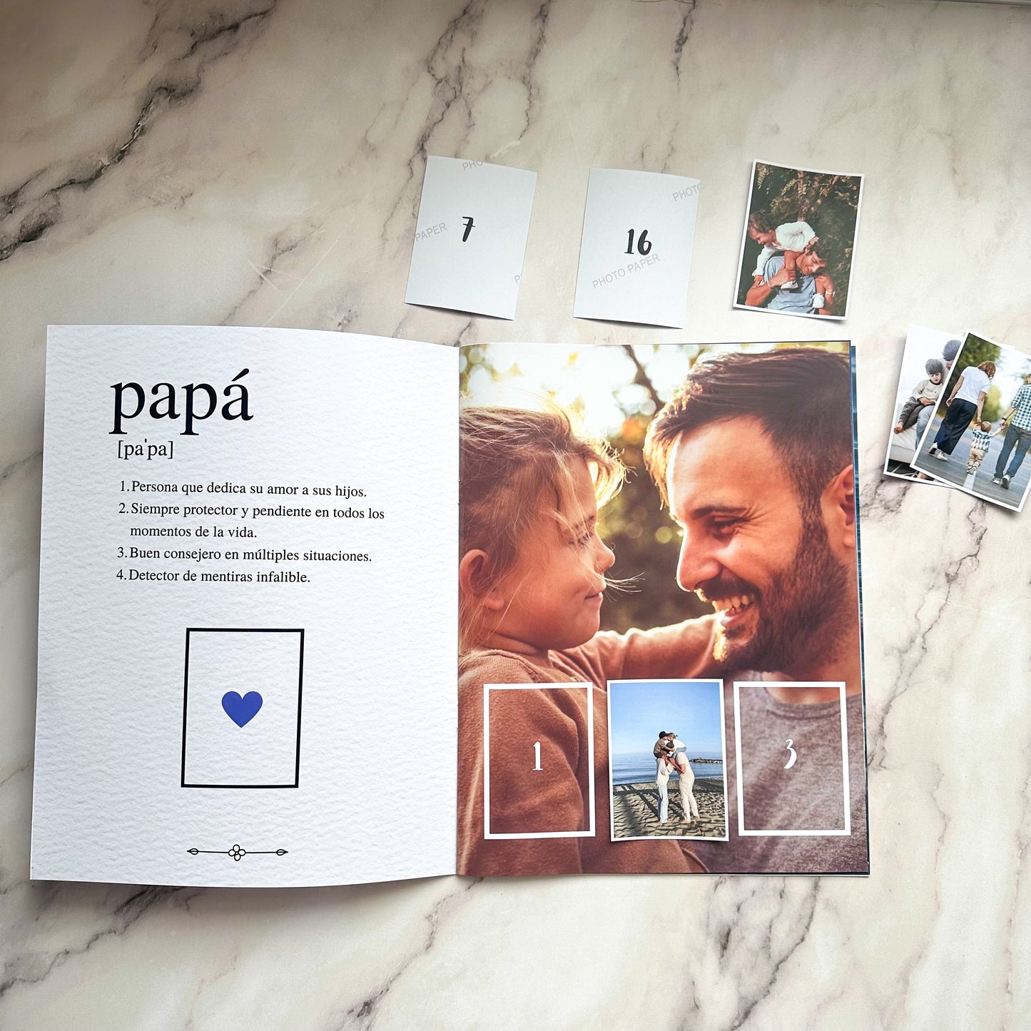 Álbum de Láminas con Fondo de Imágenes